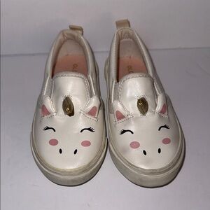 Old Navy Unicorn Slip-On Kids Shoes - White